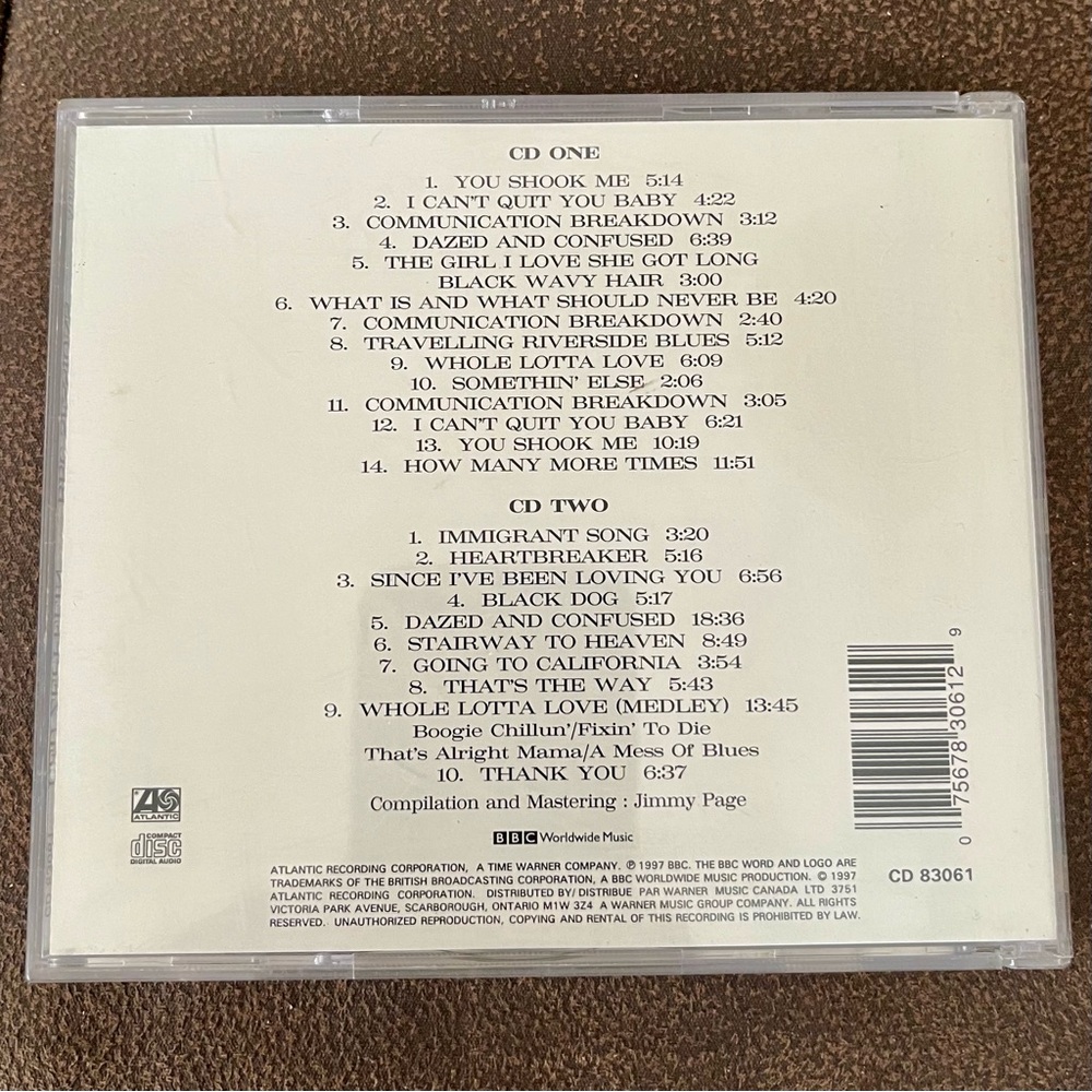 Led Zeppelin-BBC Session CD 2-Disc Set - Picture 6 of 11